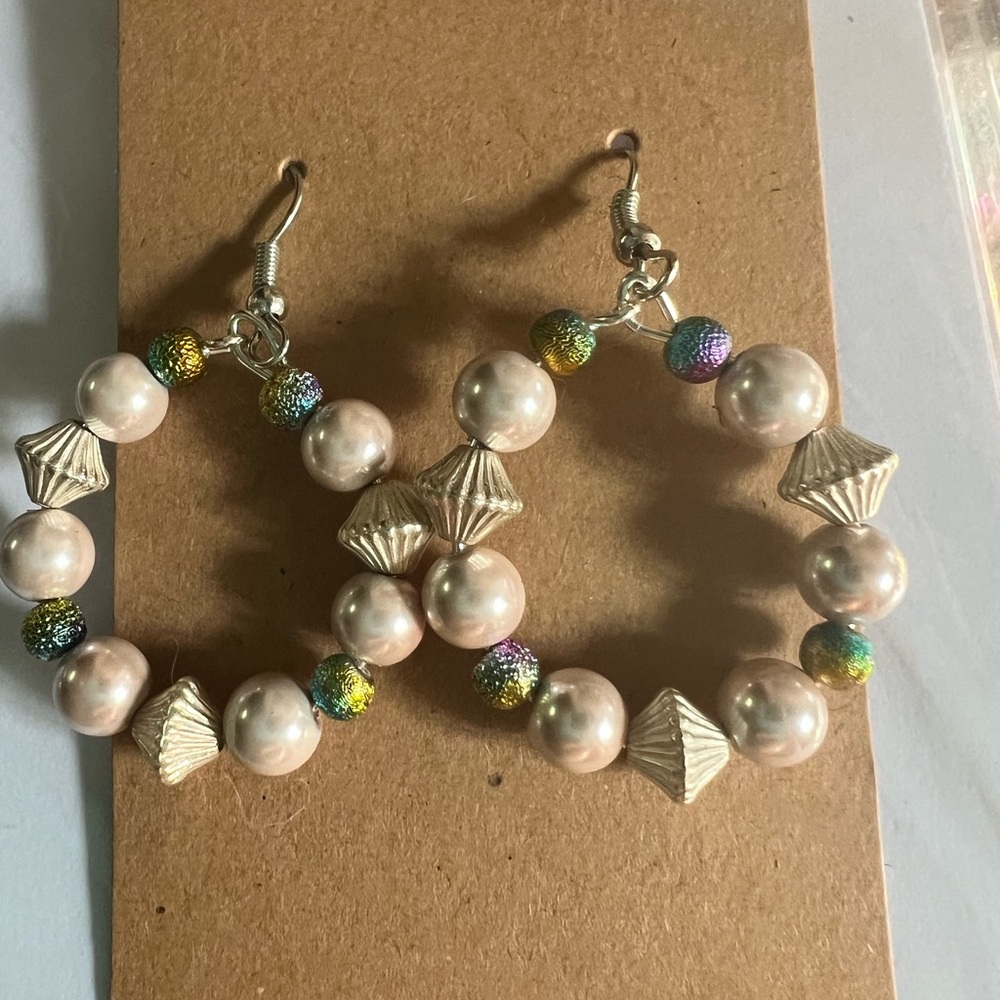 Hoop earrings handmade